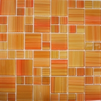 Mozaika sklo malovaná 300x300 oranžová